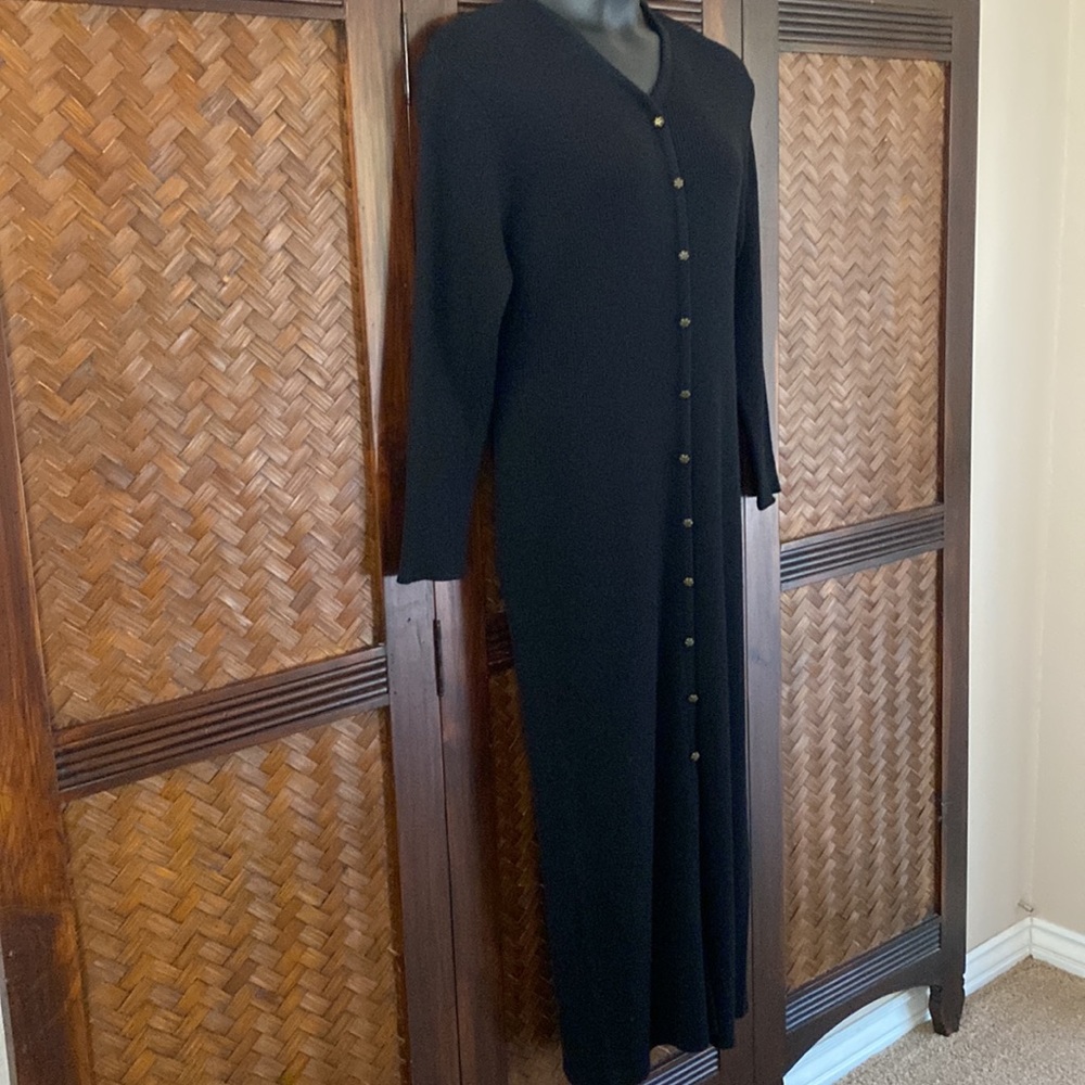CAROLE LITTLE - Vintage Sweater Dress 98’ XL - Picture 4 of 7
